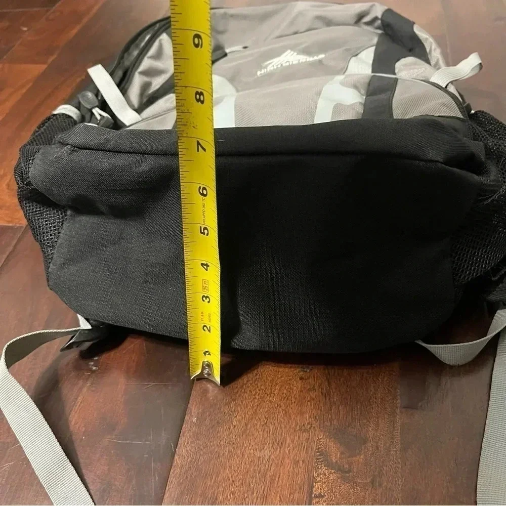 High Sierra Backpack Black And Gray Hiking School Travel